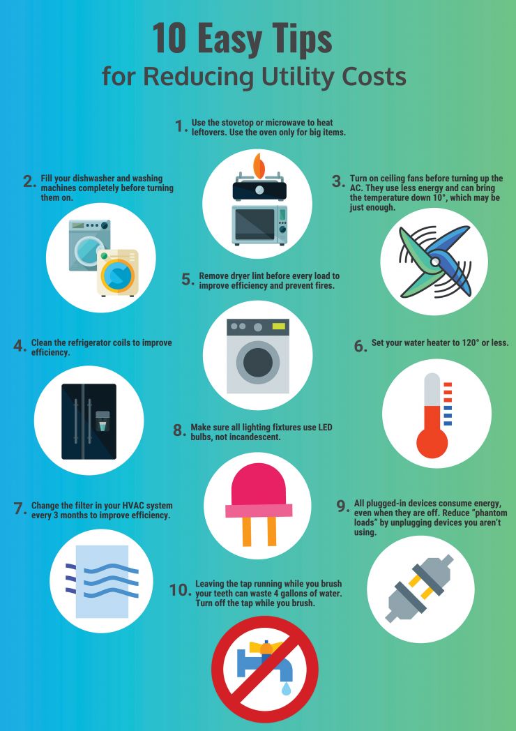 10 Tips to Reduce Energy Costs